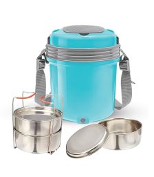 The lunch box that waits for you to get free .... keeps hot till you are ready to eat.